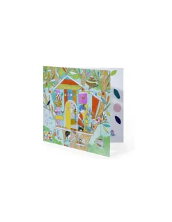 Djeco Coloriages petites portes Les cabanes de Nina - Clearance