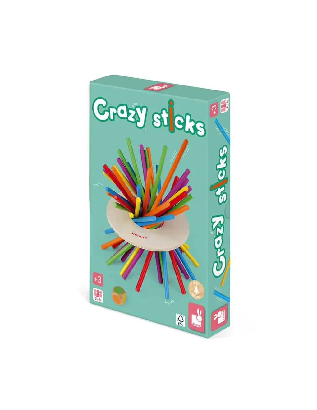 Janod Crazy sticks - jeu Sale