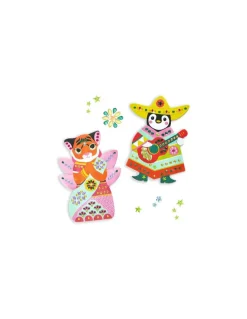 Djeco Créer avec des stickers Brillants - Sale