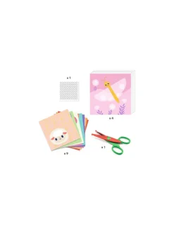 Djeco Créer avec du papier Découper en crans - Discount