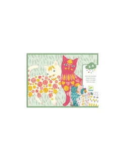 Djeco Créer avec du papier Les jolis chats d’Élodie - Clearance