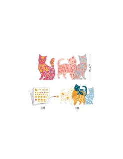 Djeco Créer avec du papier Les jolis chats d’Élodie - Clearance