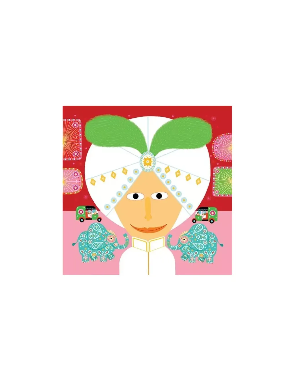 Djeco Créer des visages avec des stickers - Hot