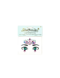 Great Pretenders Cristaux autocollants coeur pour le visage - Hot