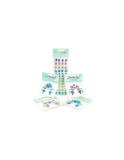 Great Pretenders Cristaux autocollants sirène pour le visage - Clearance