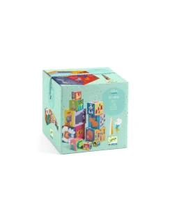 Djeco Cubes à empiler rigolos - Hot