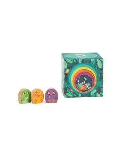 Moulin Roty Cubes empilables Dans la jungle - New
