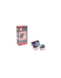 Janod Cubes en bois bébés animaux - Hot