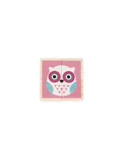 Janod Cubes en bois bébés animaux - Hot