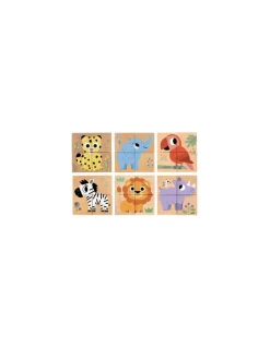 Djeco Cubes en bois Wild & Co - Outlet