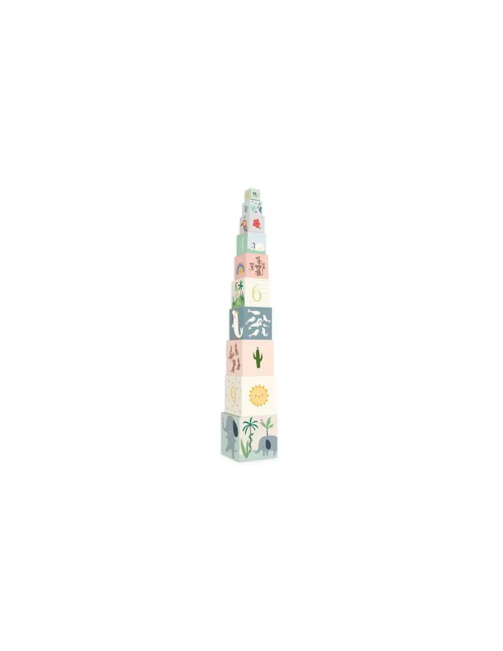Vilac Cubes gigognes animaux du monde Sarah Betz - Clearance