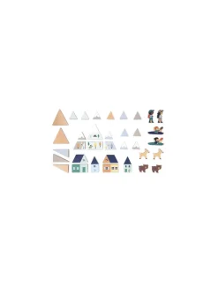 Janod Cubes La Vallée Blanche Cross Roads - Sale