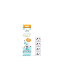 Glo Pals Cubes lumineux blancs Party Pal - New
