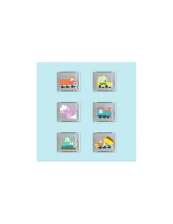 Glo Pals Cubes lumineux Véhicules - Hot