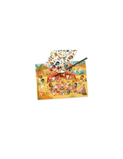 Djeco Décalcomanies savane, désert et pôle nord - Discount