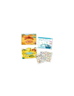 Djeco Décalcomanies savane, désert et pôle nord - Discount