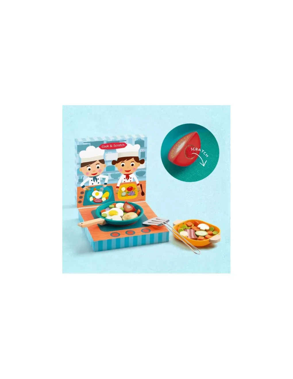 Djeco Dinette Cook & Scratch - Discount