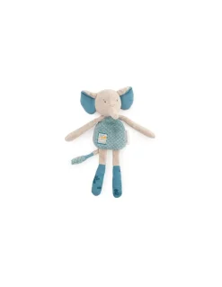 Moulin Roty Doudou hochet éléphant Sous mon baobab - Clearance