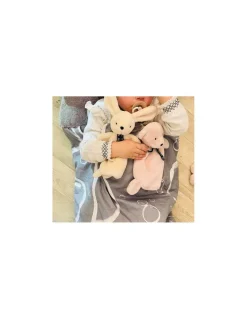 Mailou Tradition Doudou ivoire lapin Dorlotin - Maïlou Tradition Online