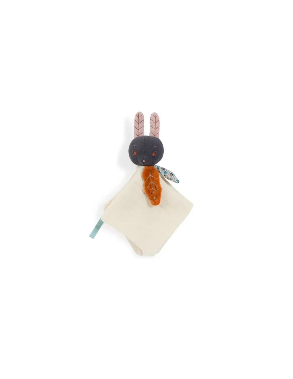 Moulin Roty Doudou lange Lune lapin crême Après la pluie - New