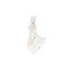 Kaloo Doudou lapin Blanc délicat Carré Douceur - Hot
