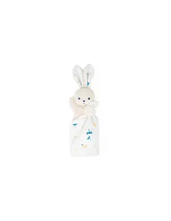 Kaloo Doudou lapin Blanc délicat Carré Douceur - Hot