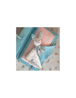 Moulin Roty Doudou lapin bleu La petite école de danse - Clearance