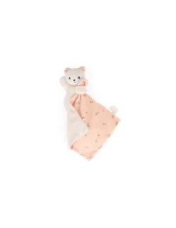Kaloo Doudou ours Feuilles d'amour Carré Douceur - Discount
