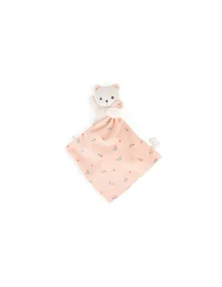 Kaloo Doudou ours Feuilles d'amour Carré Douceur - Discount