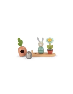 Moulin Roty Empilable multi-activités Trois petits lapins - Outlet