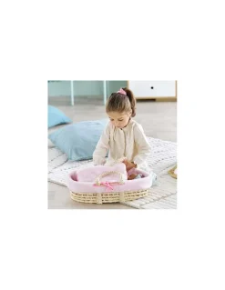 Corolle Ensemble couffin peluche rose - Best