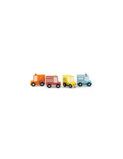 Moulin Roty Ensemble de 4 camions Avenue du Moulin - Clearance