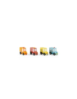 Moulin Roty Ensemble de 4 camions Avenue du Moulin - Clearance