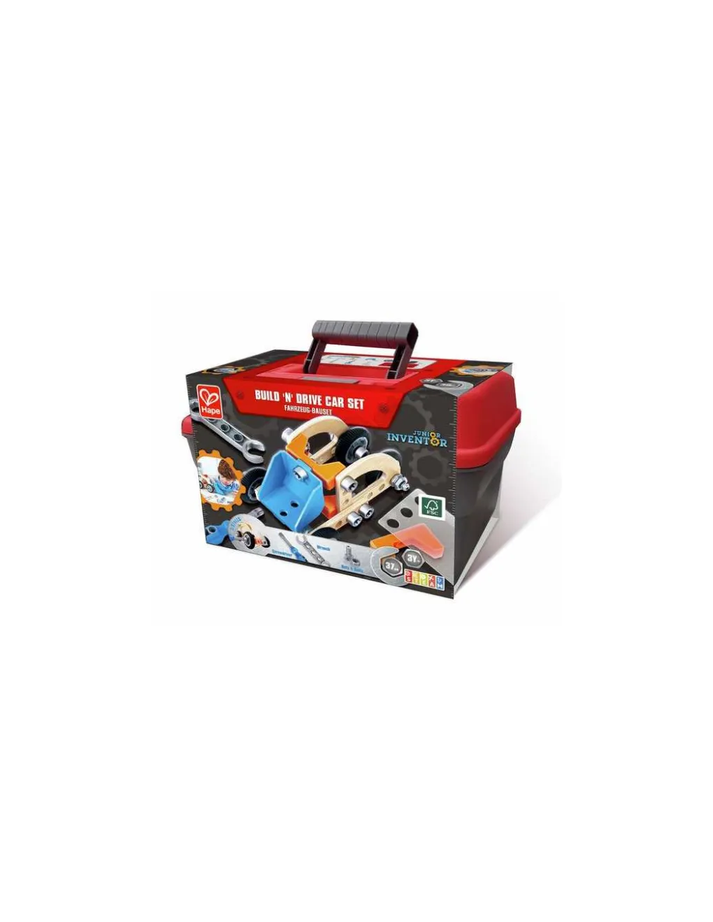 Hape Toys Ensemble de voitures à construire - Hape Clearance