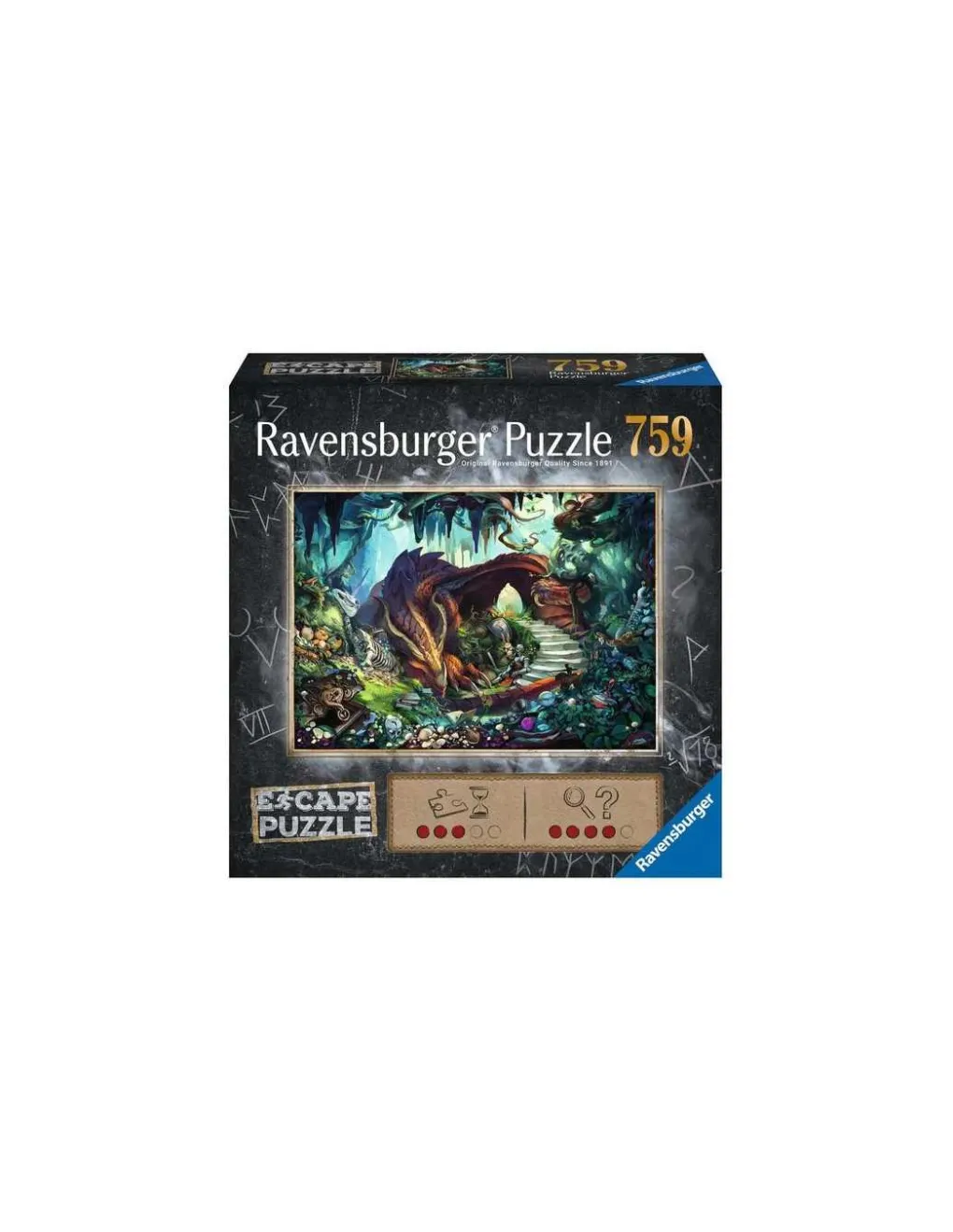 Ravensburger Escape puzzle Dans la grotte du dragon -