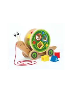 Hape Toys Escargot à tirer avec formes - Hape New