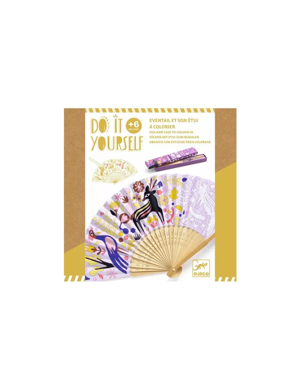 Djeco Eventail à colorier belle des bois - Do it Yourself Sale