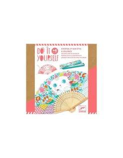 Djeco Eventail à colorier Koneko - Do it Yourself Discount