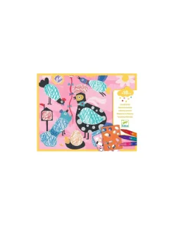 Djeco Fabuleux pochoirs Piou piou & co - Best