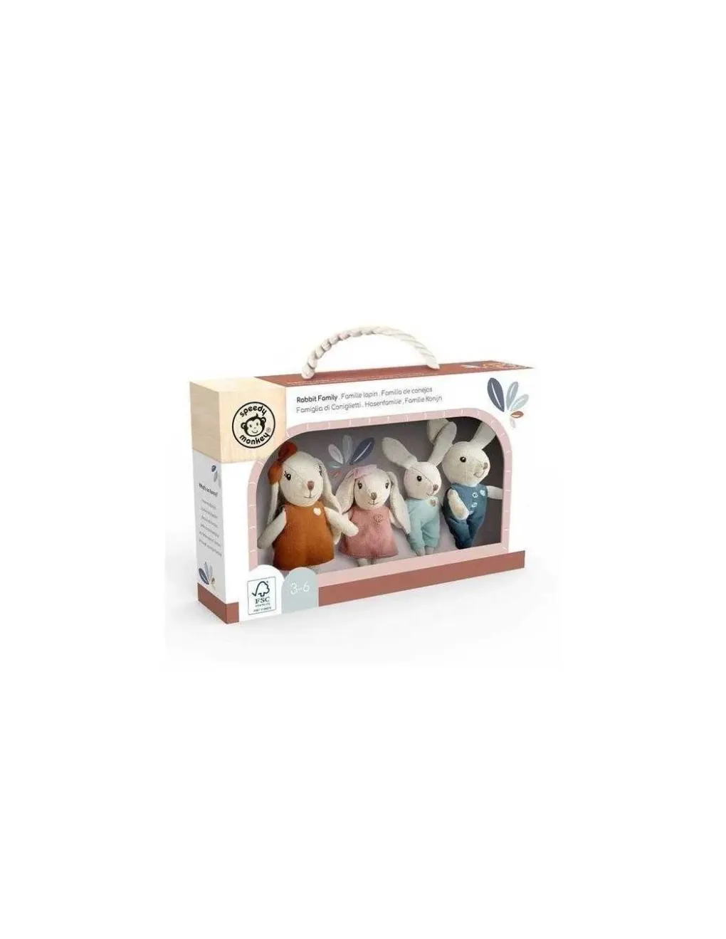 Speedy Monkey Famille de poupées lapin - Online
