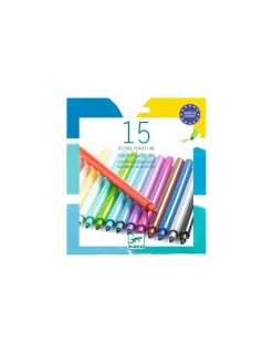 Djeco Feutres pointe fine Pacifique - Discount