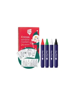 Super Petit Feutres pour vitres et motifs à reproduire Noël - Outlet