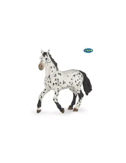 Papo Figurine cheval appaloosa noir - Outlet