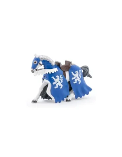 Papo Figurine Cheval du chevalier lion à la lance -