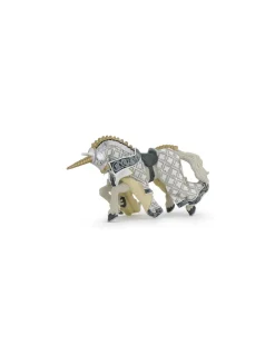Papo Figurine cheval du maître des armes cimier licorne - Sale