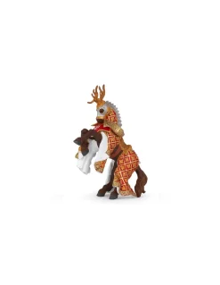 Papo Figurine cheval du maître des armes cimier cerf - Discount