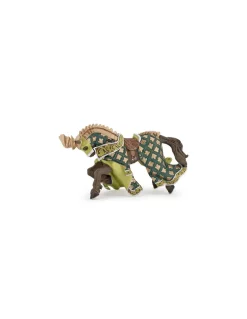 Papo Figurine cheval du maître des armes cimier dragon - Outlet