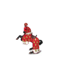 Papo Figurine cheval du prince Philippe rouge - Sale