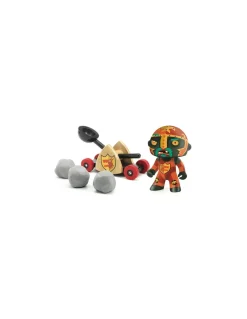 Djeco Figurine chevalier Arty Toys Baldy & big paf - Catapulte - Best