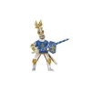 Papo Figurine chevalier bleu fleur de lys - Discount